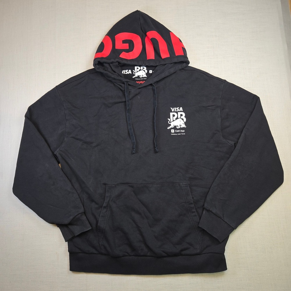HUGO x REDBULL Formula One Hoodie Team L Men Black Visa RB Racing GUC F1 Cashapp